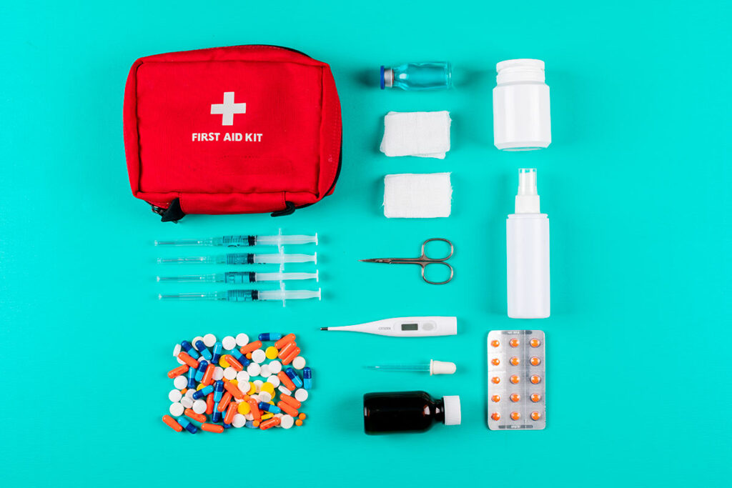 collection of isometric medical elements